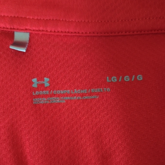 Red Men's Budweiser Top - Picture 2 of 3